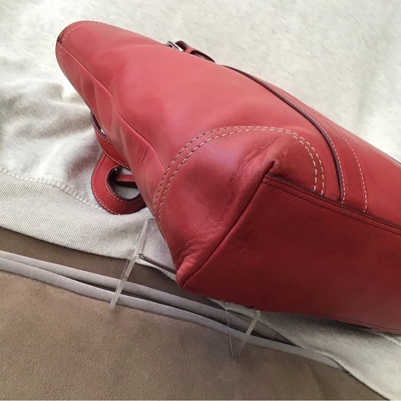 Vtg Coach Hampton Leather Tote E063-F10194 - Picture 6 of 15